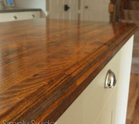 creating custom high end butcher block counter tops for cheap, countertops, diy, how to, kitchen design, woodworking projects