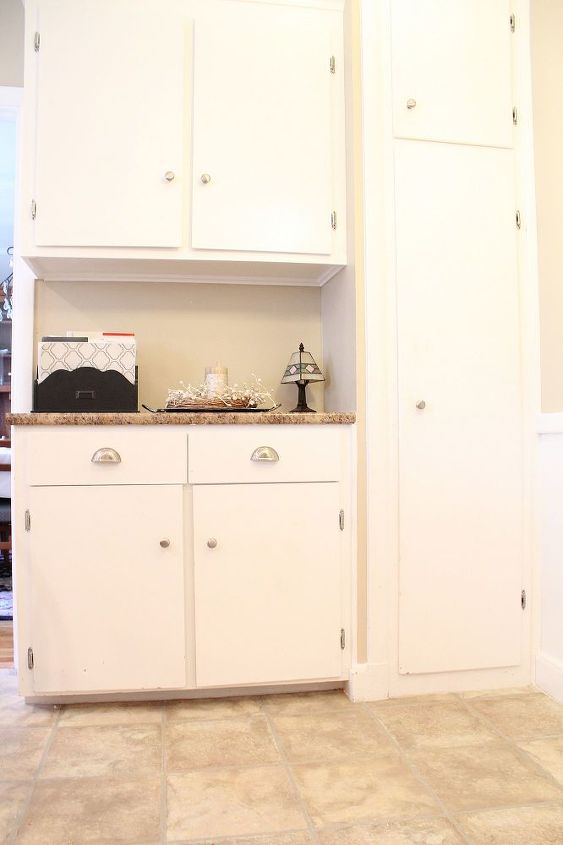 transform your broom closet into a pantry, closet, I have a large broom closet in the corner of my kitchen After taking some measurements I was able to add shelving to hold all m pantry supplies