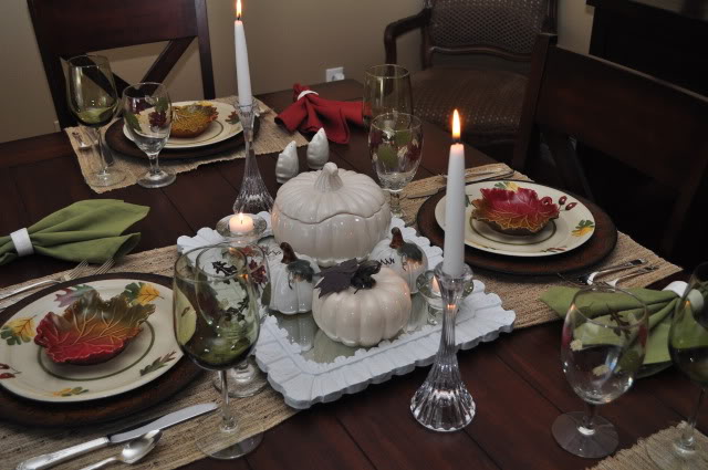 white thanksgiving tablescape, seasonal holiday d cor, thanksgiving decorations, Creating an elegant table for your Thanksgiving guests does not have to break the bank