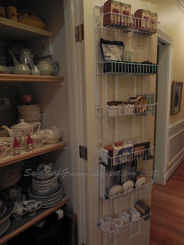 what s in your closet my closet conversion, closet, shelving ideas, storage ideas, I got so excited about putting my dishes in I waited about painting the trim I have since calked and painted the trim