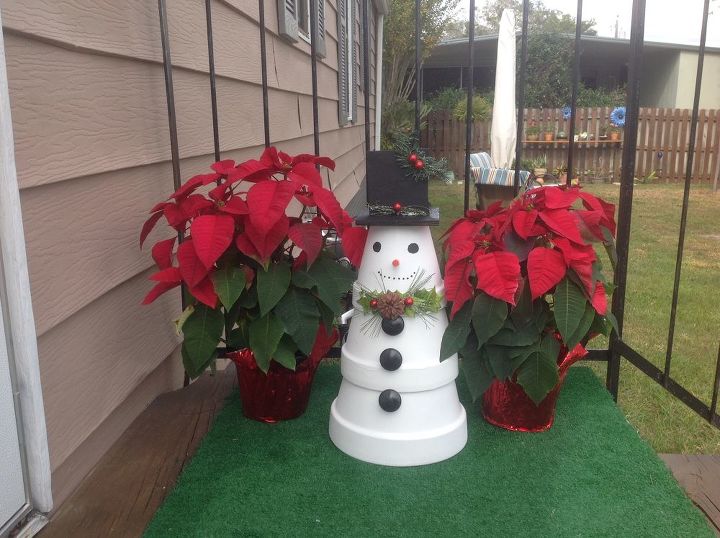 snowman fun project, christmas decorations, crafts, seasonal holiday decor, My Snowman