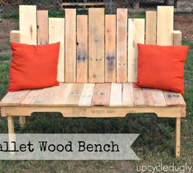 upcycled pallet wood bench, diy, painted furniture, pallet, repurposing upcycling, woodworking projects, Pallet Wood Bench