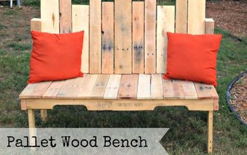 Upcycled Pallet Wood Bench