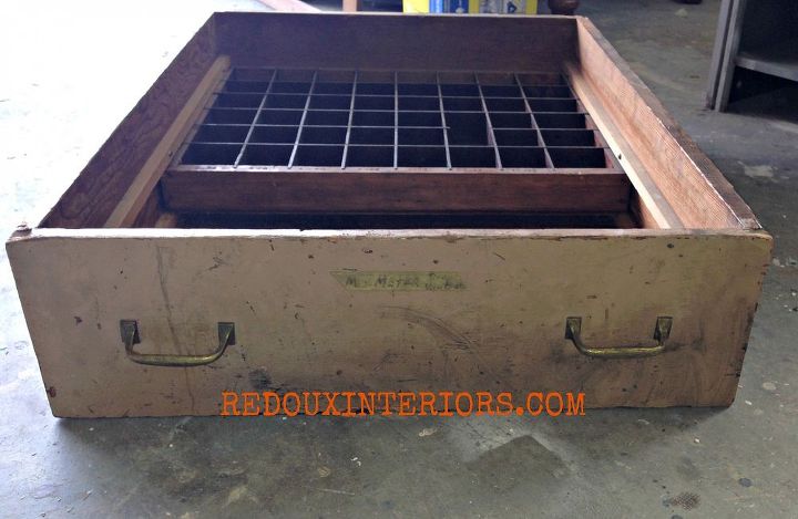 diy shoe storage from old drawer, This is what I started with I removed the printers box can be used for another project