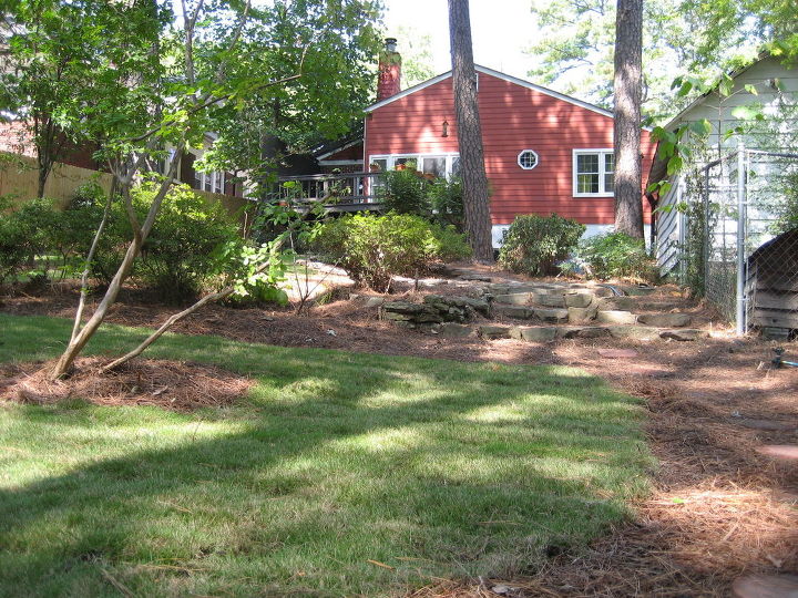 peachtree hills backyard makeover, gardening, After Emerald zoysia and added hardscaping