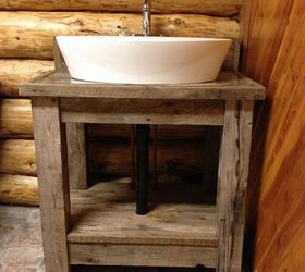 Reclaimed Wood Bathroom Vanity | Hometalk