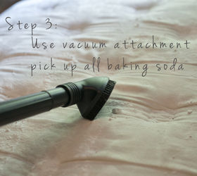 how to clean a mattress, cleaning tips, Step 3 Use a brush attachment on your vacuum to pick up all baking soda residue