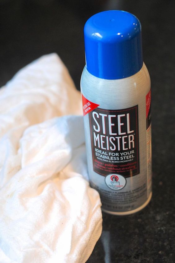how to clean stainless steel, cleaning tips, I need a cleaning product that will not only clean the mess I made but help repel future messes Enter Steel Meister the can of steel which does exactly that