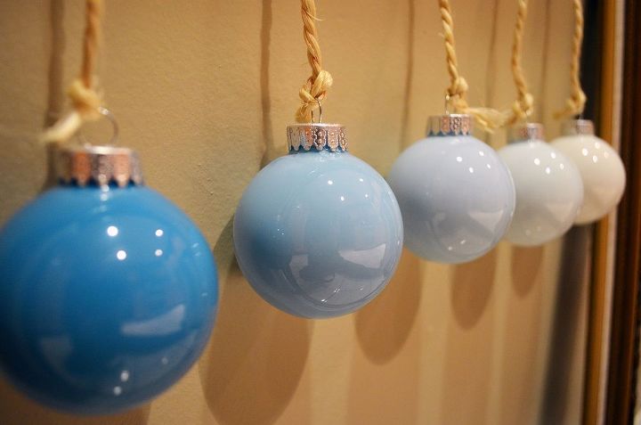 ombre ornaments, crafts, seasonal holiday decor, Make your own beautiful ombre ornament set for 2