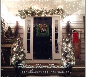 my 2013 holiday virtual open house, seasonal holiday d cor, Entrance to my home Some Pinterest inspired items as well as Craigslist finds