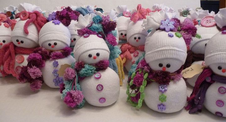 sock snowmen or snow babies as i like to call them