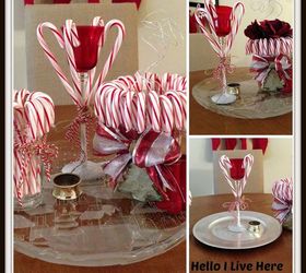 DIY Candy Cane Candle