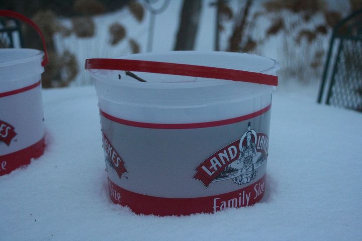 castiais de gelo para decorao ao ar livre, congelar a gua