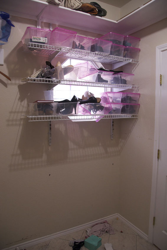 diy master closet before and after, cleaning tips, closet, Right side before