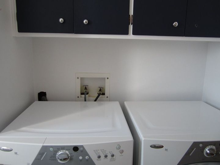 Hiding The Washer And Dryer Plumbing Hometalk