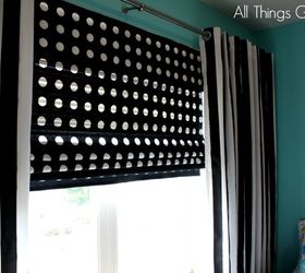 all things g d top 10 diys of 2013, crafts, home decor, How to make DIY roman shades for wide windows using existing vinyl mini blinds