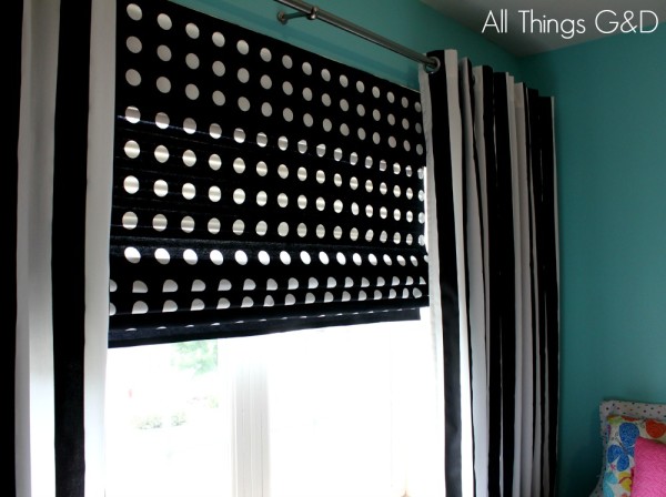 all things g d top 10 diys of 2013, crafts, home decor, How to make DIY roman shades for wide windows using existing vinyl mini blinds