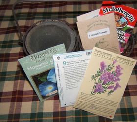seed packets tell a story, gardening, Seed Packets front and back are filled with excellent info on your seeds