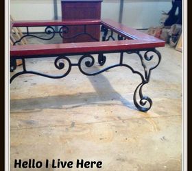 rustic diy coffee table, diy, how to, painted furniture, rustic furniture, woodworking projects, Old Table