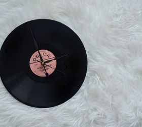 vinyl record clock, crafts, repurposing upcycling, Create a Vinyl Record Clock