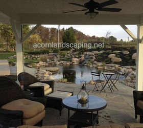 gorgeous ecosystem waterfall garden pond monroe county rochester ny, landscape, outdoor living, ponds water features, What a perfect place to enjoy this wonderful outdoor living oasis right under this pergola with Natural Bluestone Patio