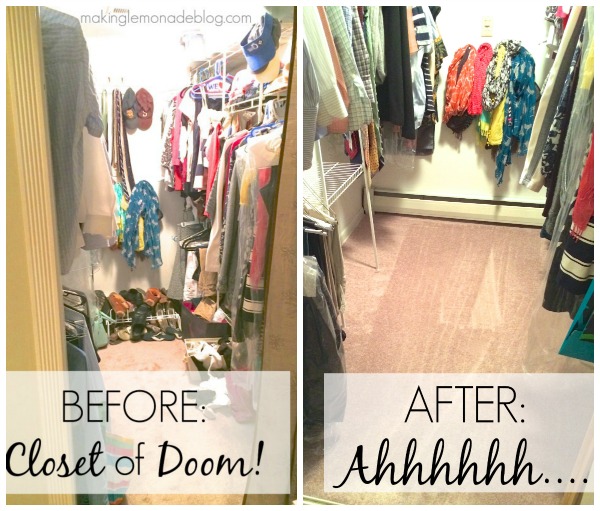 6 secrets for closet organization tips tricks, closet, organizing, Can this really be done in about an hour YES