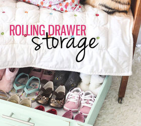 rolling drawer storage, cleaning tips, diy, home decor, storage ideas