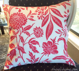 no sew pillow with zippers, crafts, reupholster, The final product