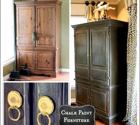 chalk paint furniture ideas, chalk paint, painted furniture, We have had this armiore for years I decided to update it and this is one of my favorite pieces