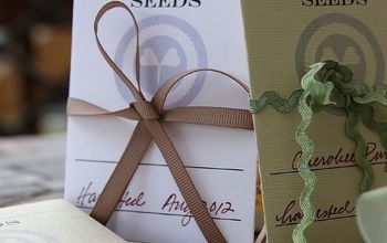 Printable Seed Packet Templates to Give or Keep