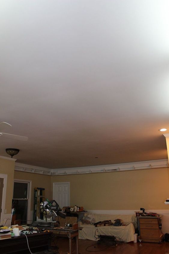 q what to do with our livingroom ceiling, diy, home decor, home maintenance repairs, living room ideas, paint colors
