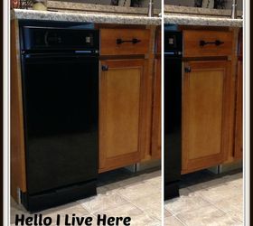 how to install a trash compactor, appliances, diy, how to, kitchen cabinets, kitchen design, Compactor installed and ready to use