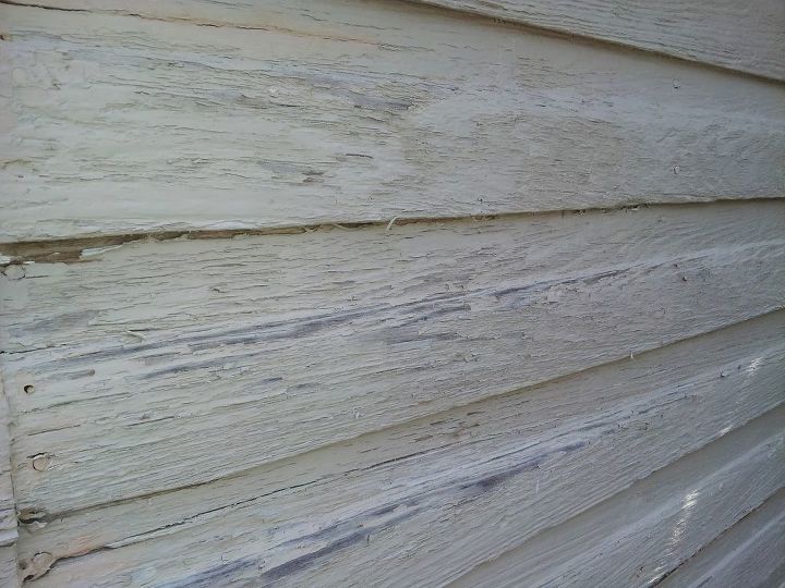 painting the exterior of my 1910 home by myself part 3, curb appeal, diy, painting, This is what the siding looked like We have the original wood siding