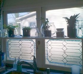 leaded glass look on a budget, painting, repurposing upcycling, windows, You can take is off and put it back on multiple times with no loss in adhesive ability