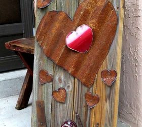 reclaimed fence board sign of love, crafts, repurposing upcycling, seasonal holiday decor, valentines day ideas