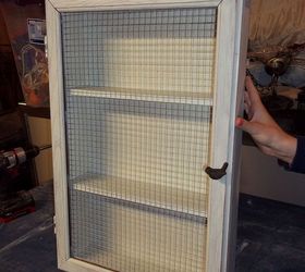 medicine cabinet gone shabby, bathroom ideas, kitchen cabinets, painted furniture, repurposing upcycling