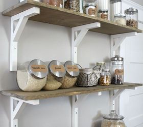 open shelving pantry, closet, home decor, kitchen design, shelving ideas