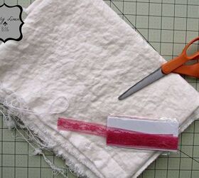 sweet pillowcase tutorial, bedroom ideas, crafts, home decor, Supplies needed 2 yds of off white linen for 2 standard pillowcases