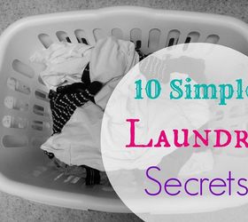 10 simple laundry secrets, organizing