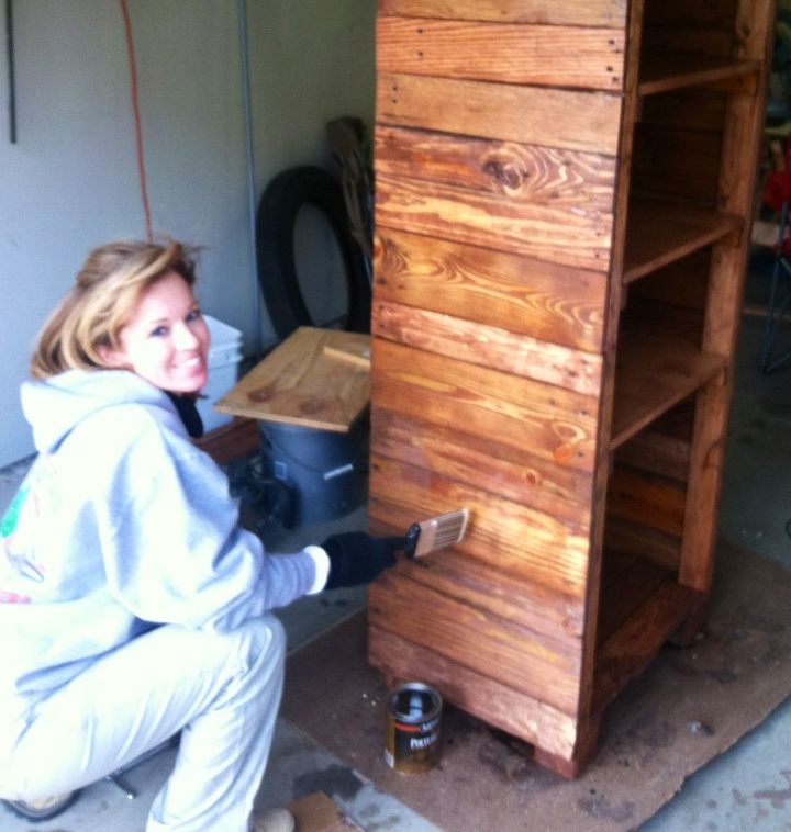 Pallet Wood Converted To Beautiful Shelves Diy Shelving Ideas Storage Pallet Wood Converted To Beautiful Shelves Diy Shelving Ideas Storage