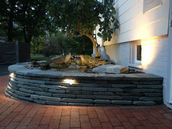 fish pond pond design pond installation monroe county rochester ny, landscape, outdoor living, ponds water features, Landscape Lighting Pond Lighting Monroe County Rochester NY Certified Aquascape Contractor of Monroe County Rochester NY Service areas include Rochester NY Webster NY Greece NY Brighton NY Pittsford NY Penfield NY Fairport