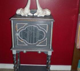 humidor for a cabin, chalk paint, painted furniture, After