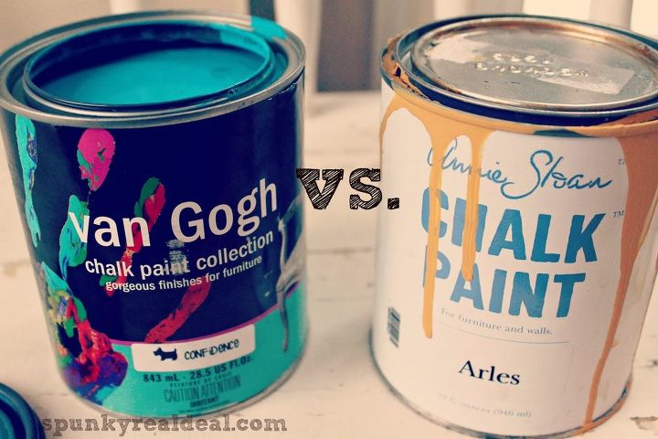 difference between annie sloan van gogh chalk paint, chalk paint, painted furniture