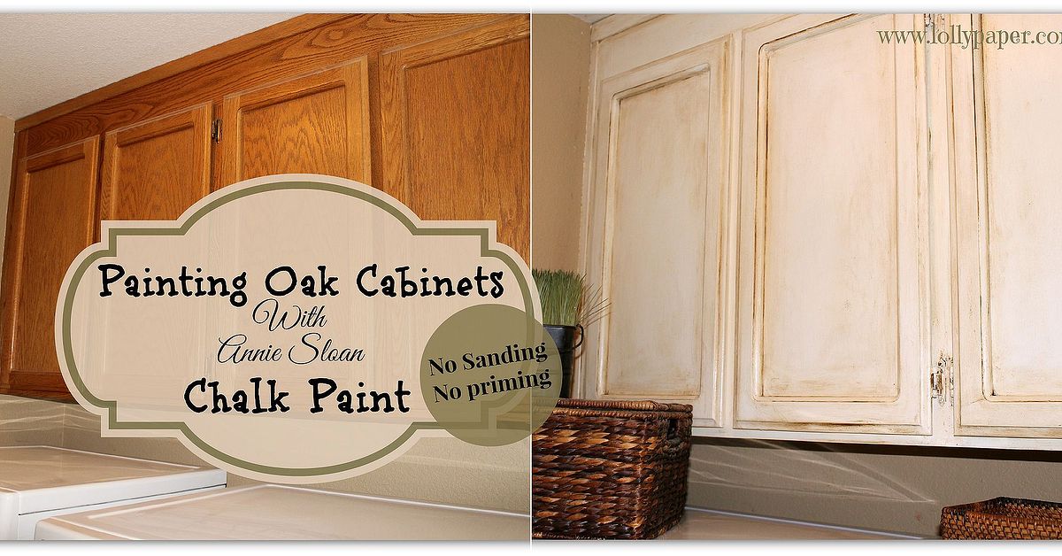 Over Oak Cabinets Without Sanding