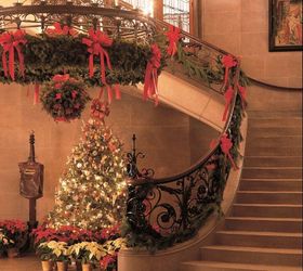 one of my favorite garden spots to visit is biltmore estates in asheville nc the, christmas decorations, gardening, seasonal holiday decor, The Grand Staircase is twined with evergreens filling the 250 rooms with the scent of Christmas