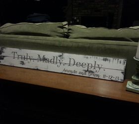 truly madly deeply pallet sign, crafts, pallet, repurposing upcycling