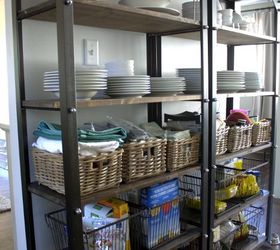 7 ways to create pantry and kitchen storage, closet, kitchen design, shelving ideas, storage ideas, Open kitchen storage works if you don t have a pantry