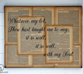 repurposed book page wall art, crafts, home decor, repurposing upcycling