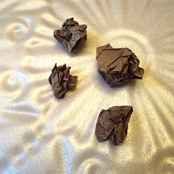 how to create a faux leather finish using brown paper