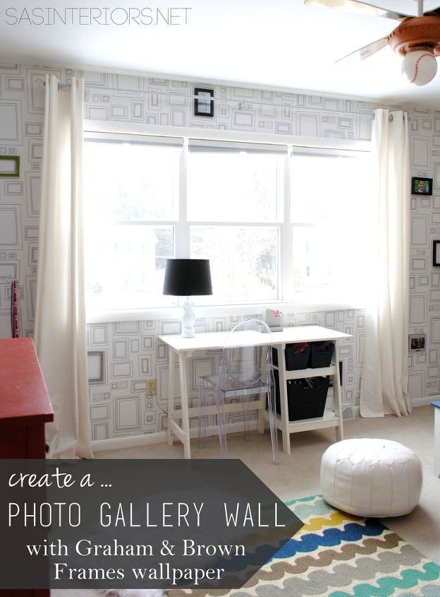 how to hang wallpaper like a pro create an entire photo gallery wall, diy, home decor, how to, wall decor